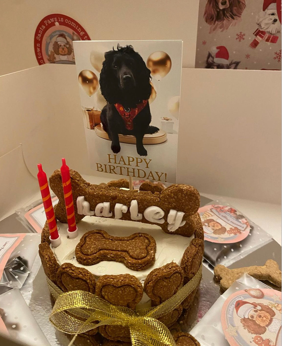 Pawsome Birthday Cake